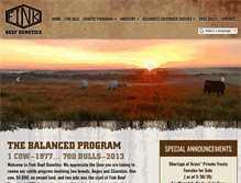 Tablet Screenshot of finkbeefgenetics.com